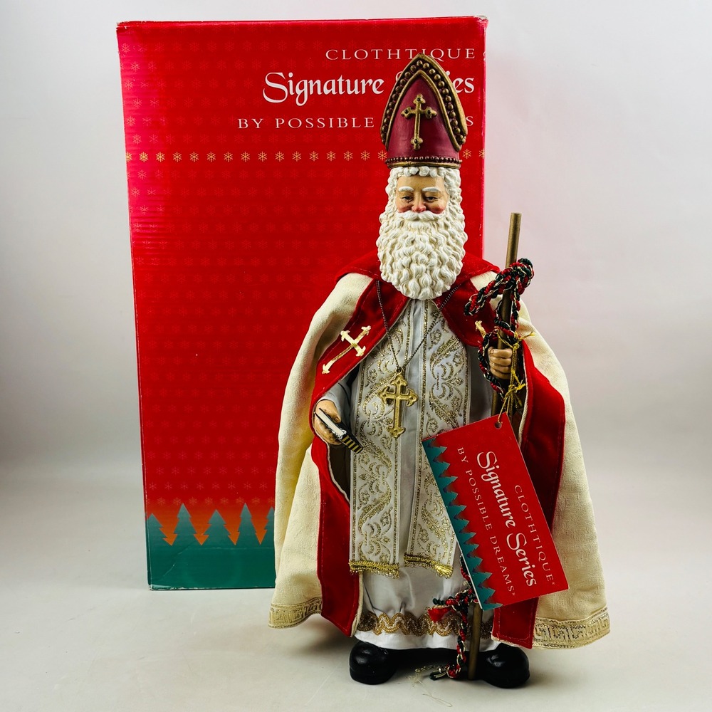 Possible Dreams Saint Nicholas Bishop of Myra Clothtique Signature Series 721004